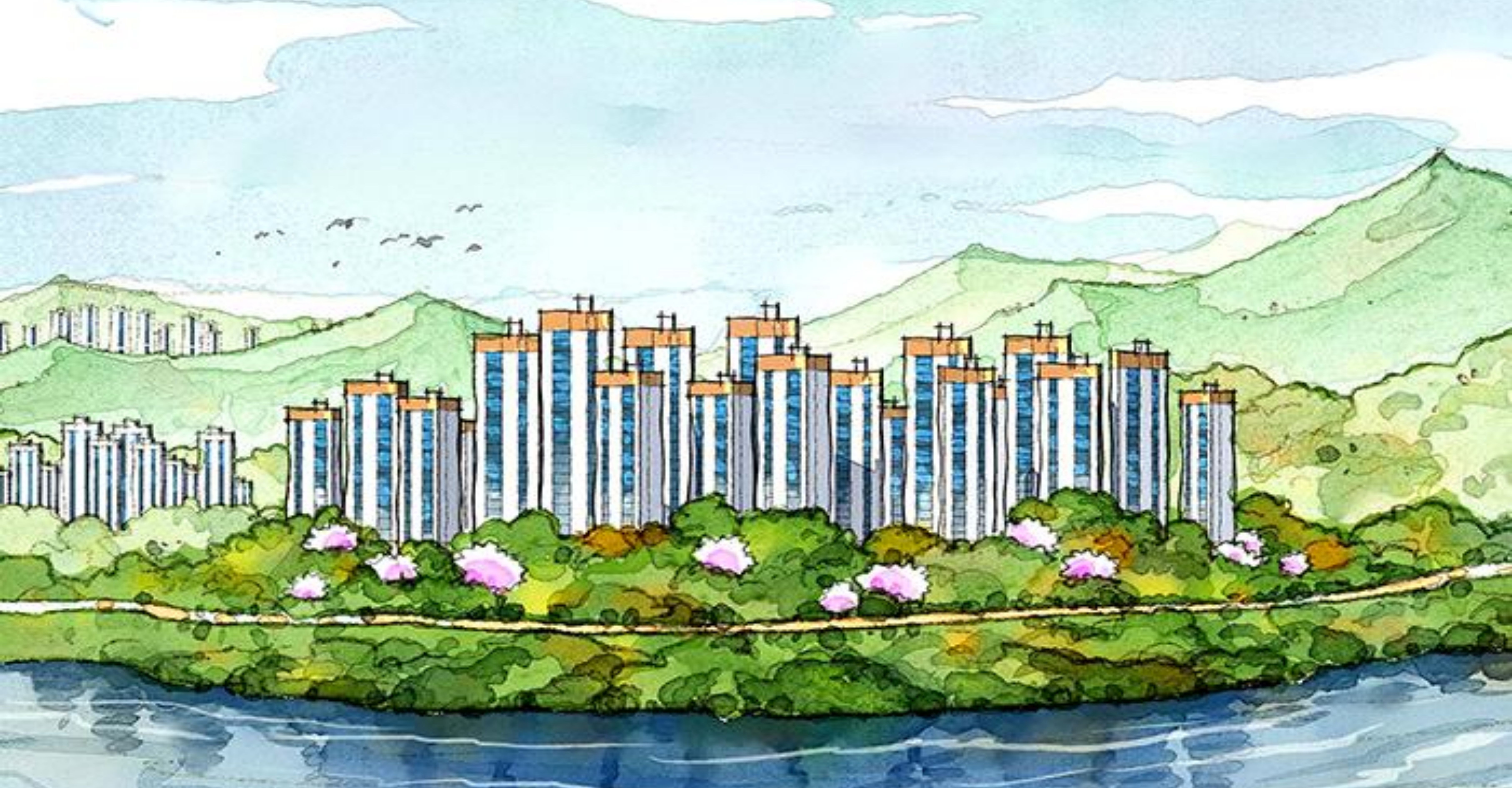 광역 교통망 연결 환경 이미지